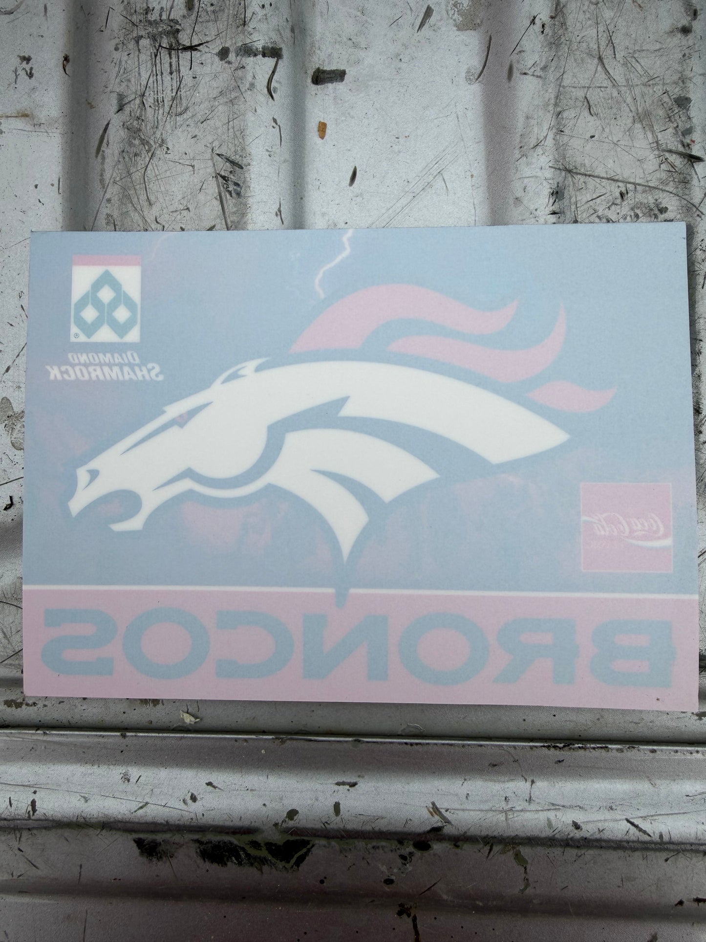 Denver Broncos NFL window sticker football game new …