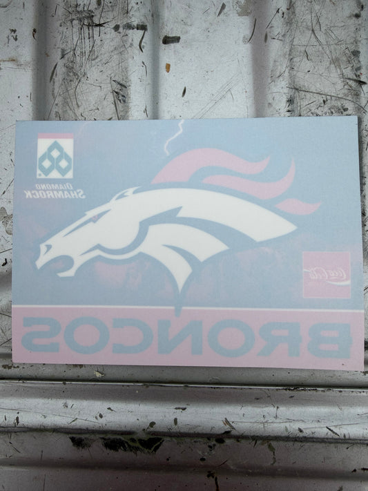 Denver Broncos NFL window sticker football game new …