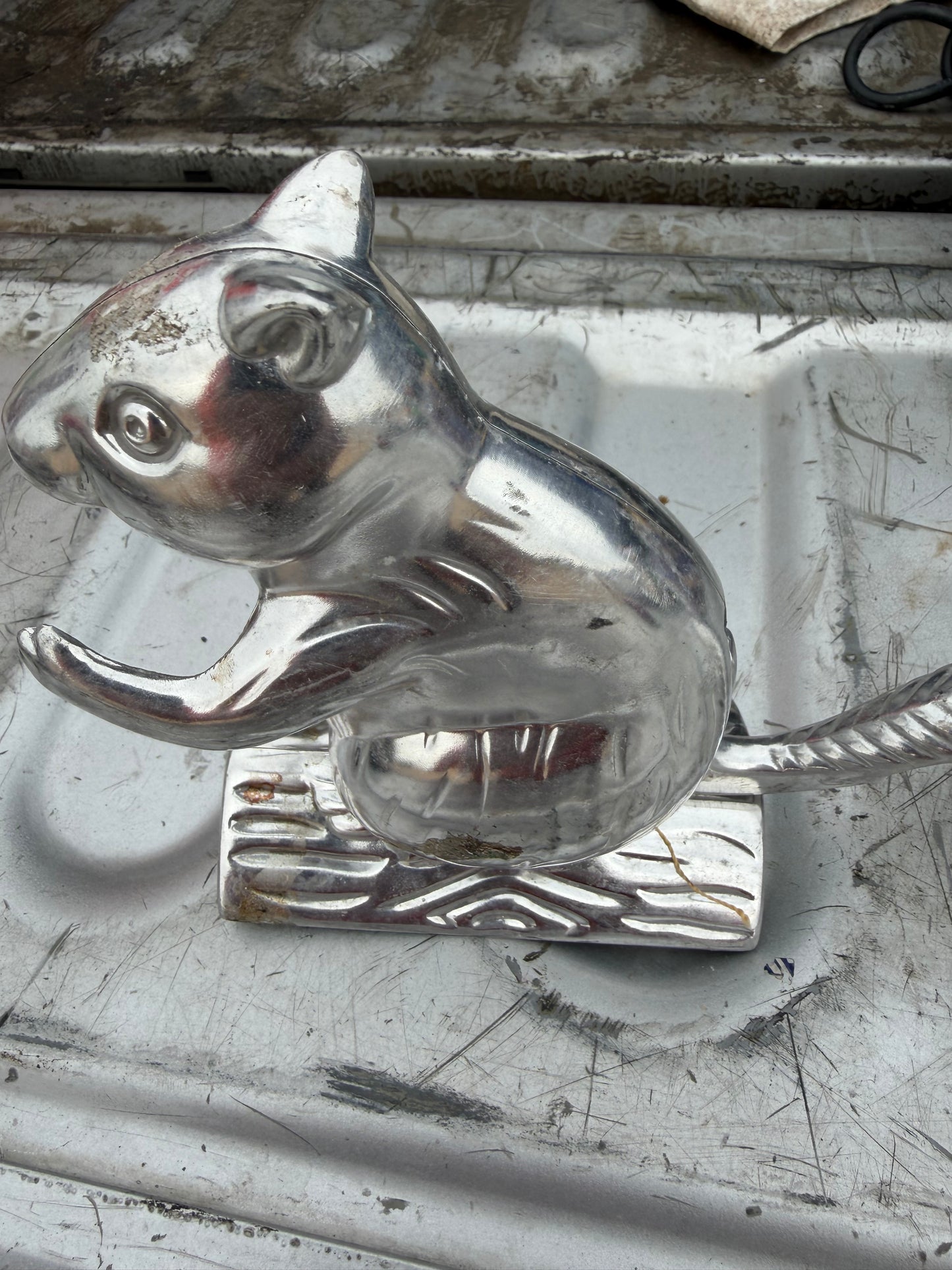 Nutcracker Squirrel die cast metal 4 inch tall…