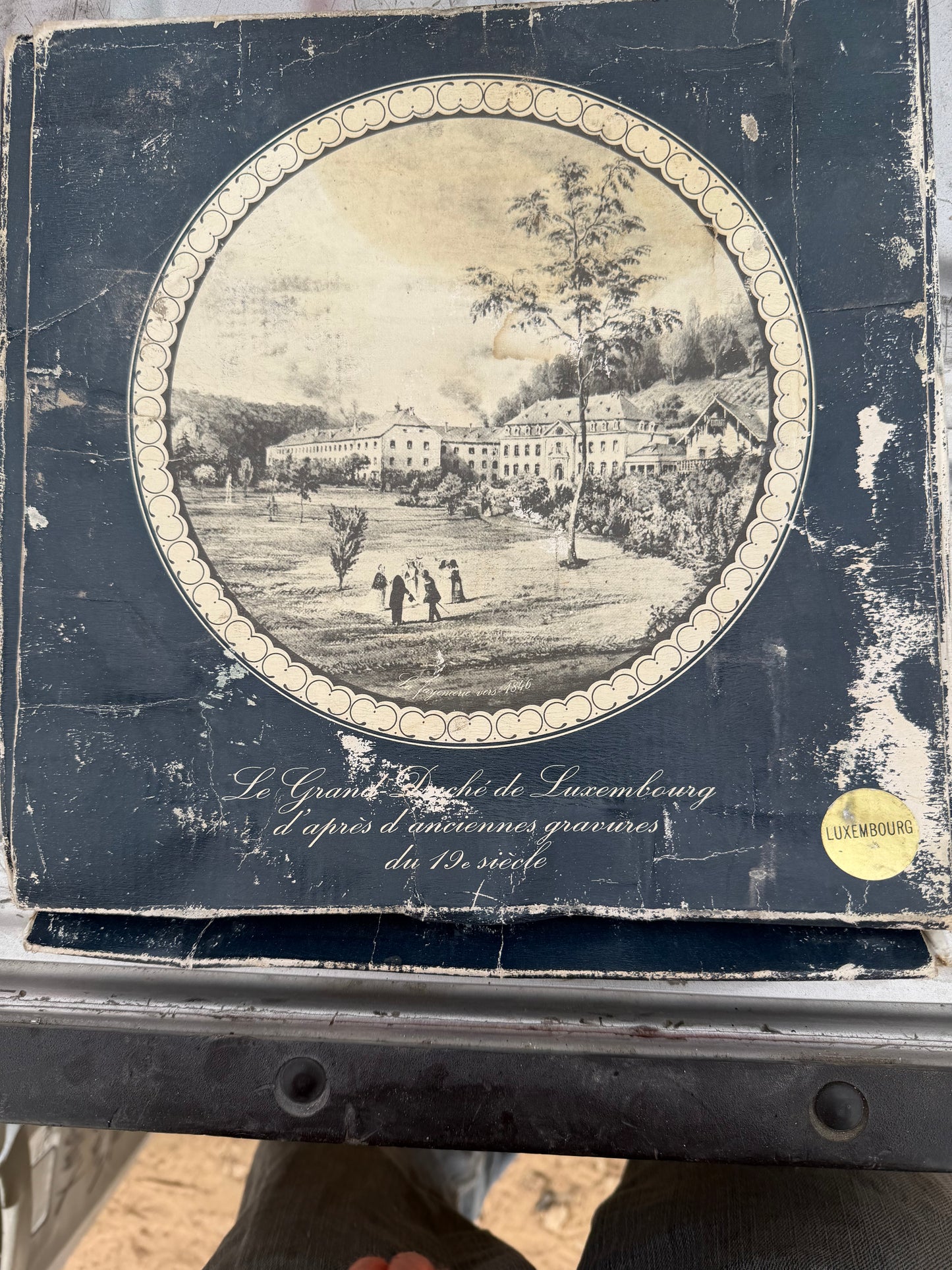 Antique Art Plate Luxembourg city plate in 1835 still in box original …