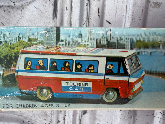 Tourist bus coach  Tin made in 1950’s still new in box …