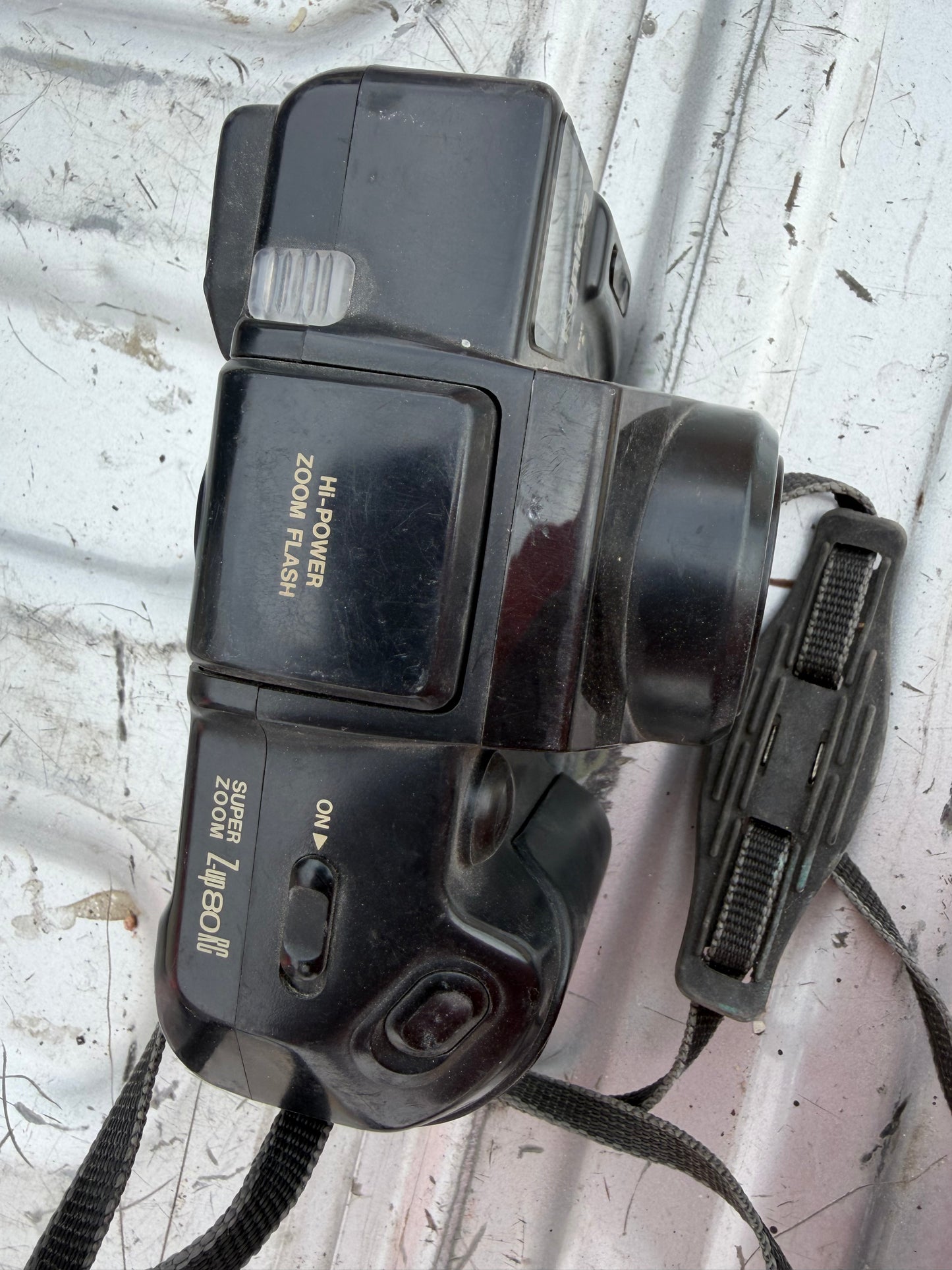Konica 35 mm camera 40 zoom lens power zoom flash used …
