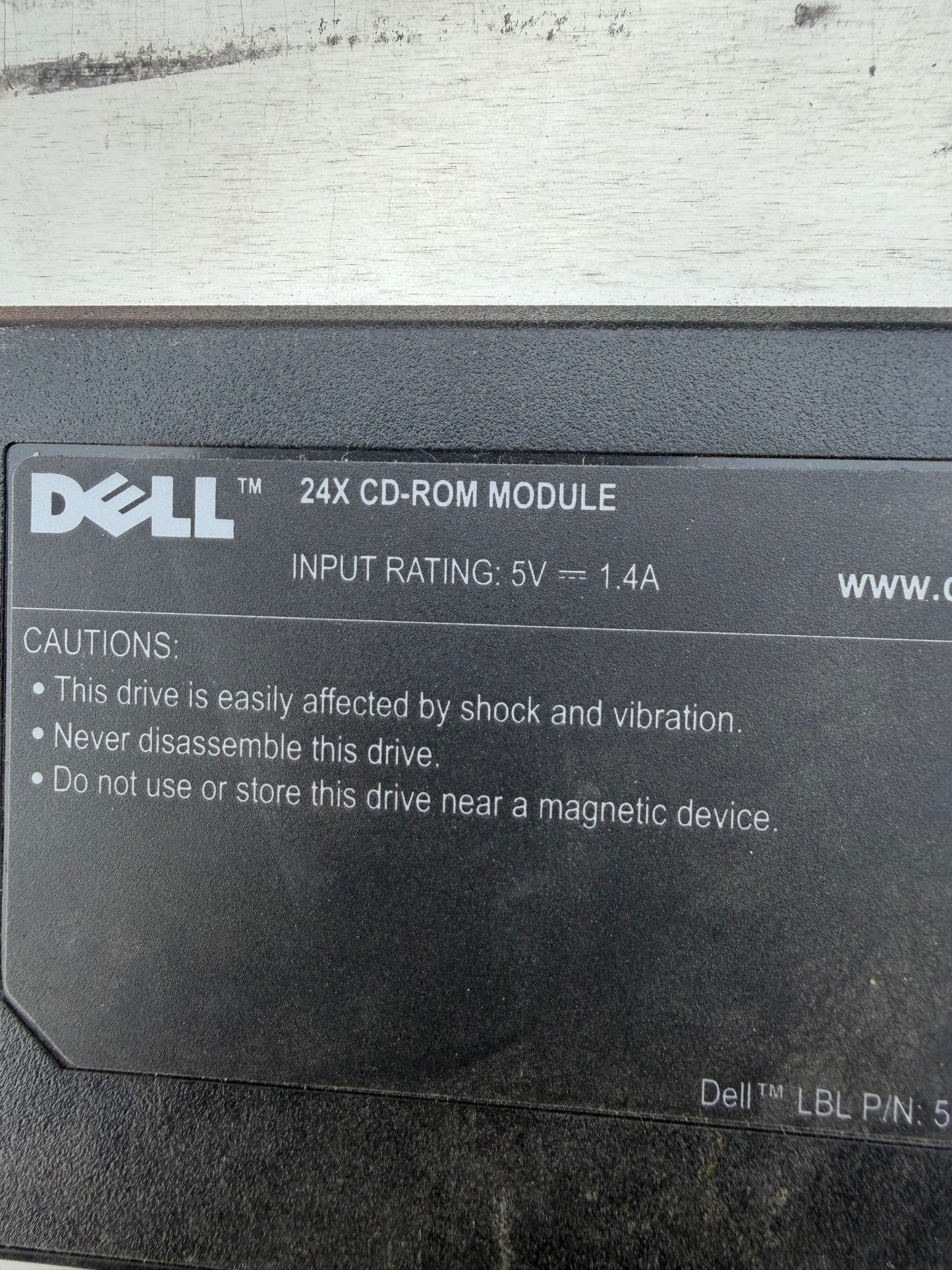 Dell computer laptop CD drive internal slide in drive used …