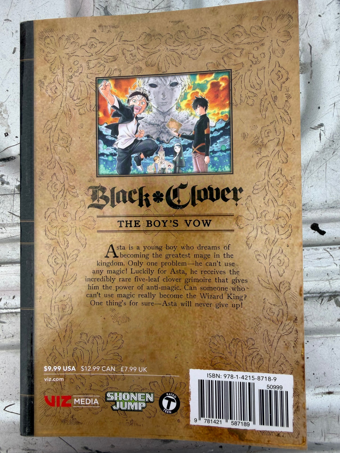 Black Clover Shonen Jump Viz Media book 1 new …