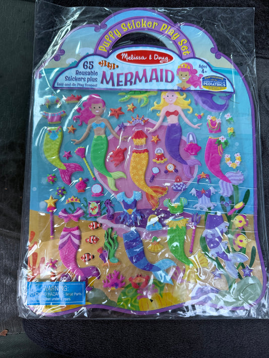 Melissa and Doug puffy sticker’s play set Mermaid set play dress up clothes for mermaid new …