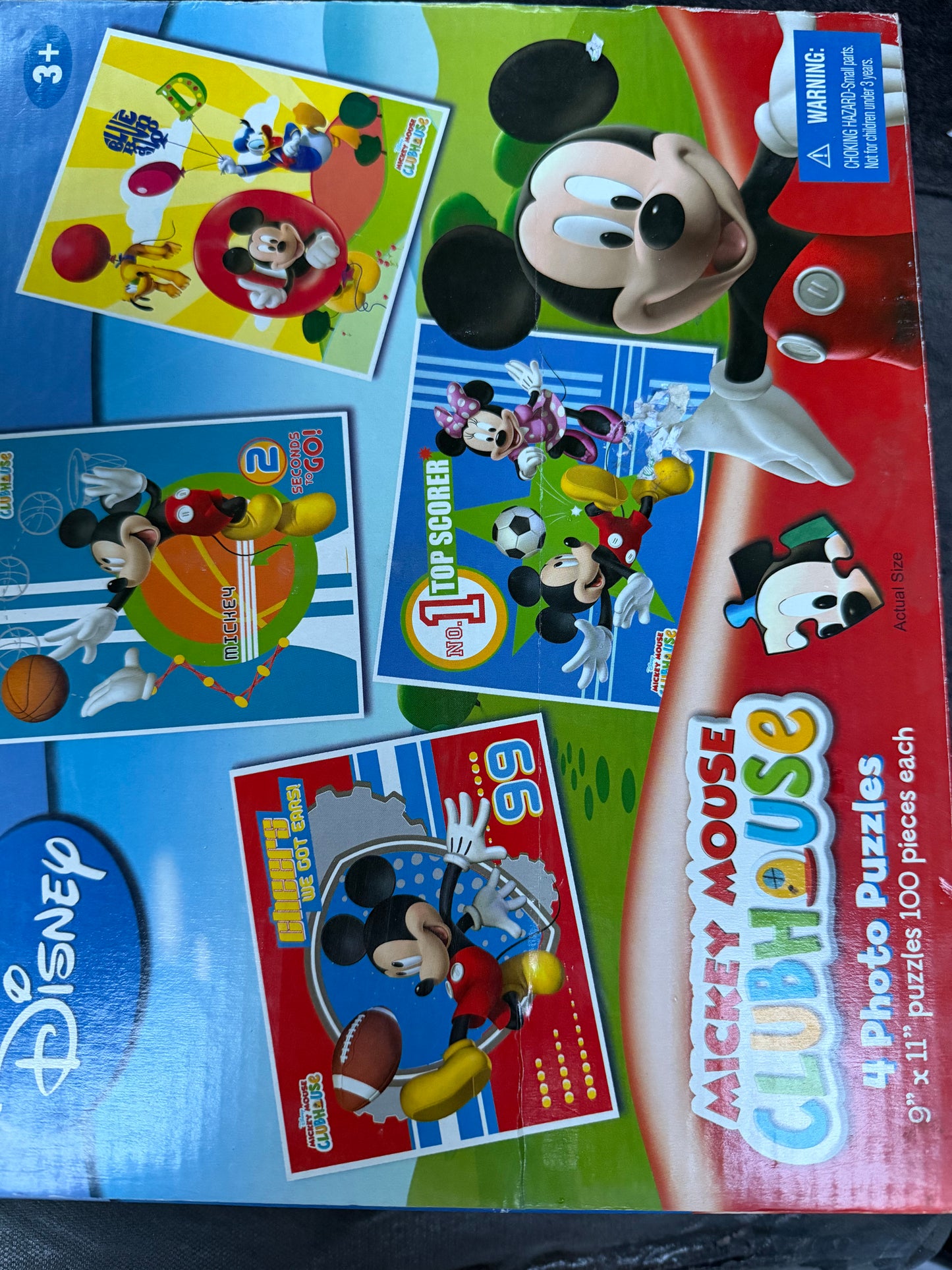 Micky Mouse Club House. 4 photo Puzzles in one box kids 3-8