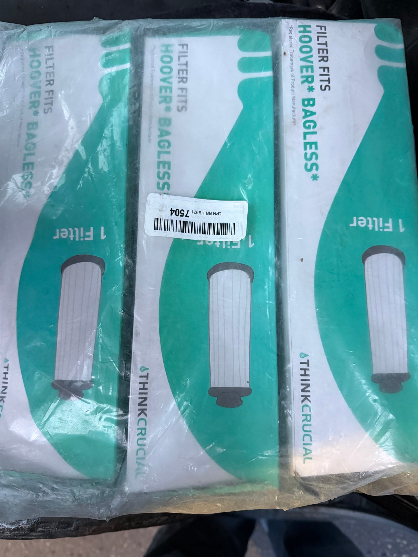 Hoover baggless vacuum filters 3 each new filters…