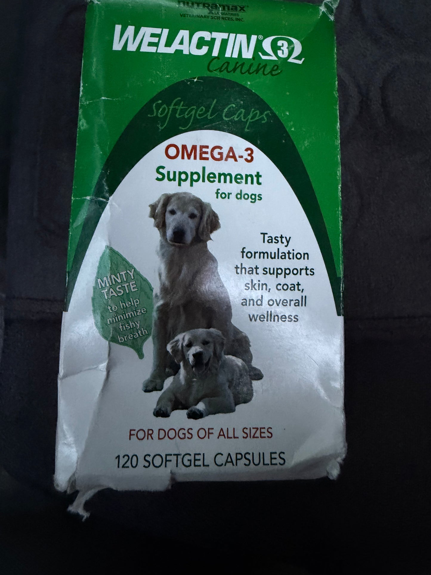 Welactin Omega-3 pet dogs vitamins new …