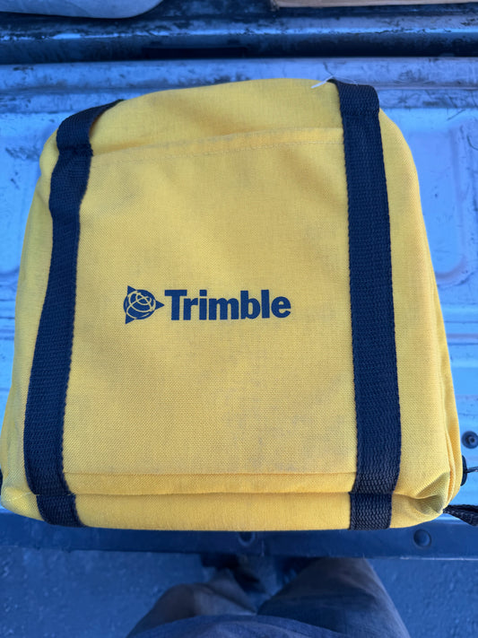 Trimble tools survey foam carrying bag yellow with handles and zipper New 12x8x6…