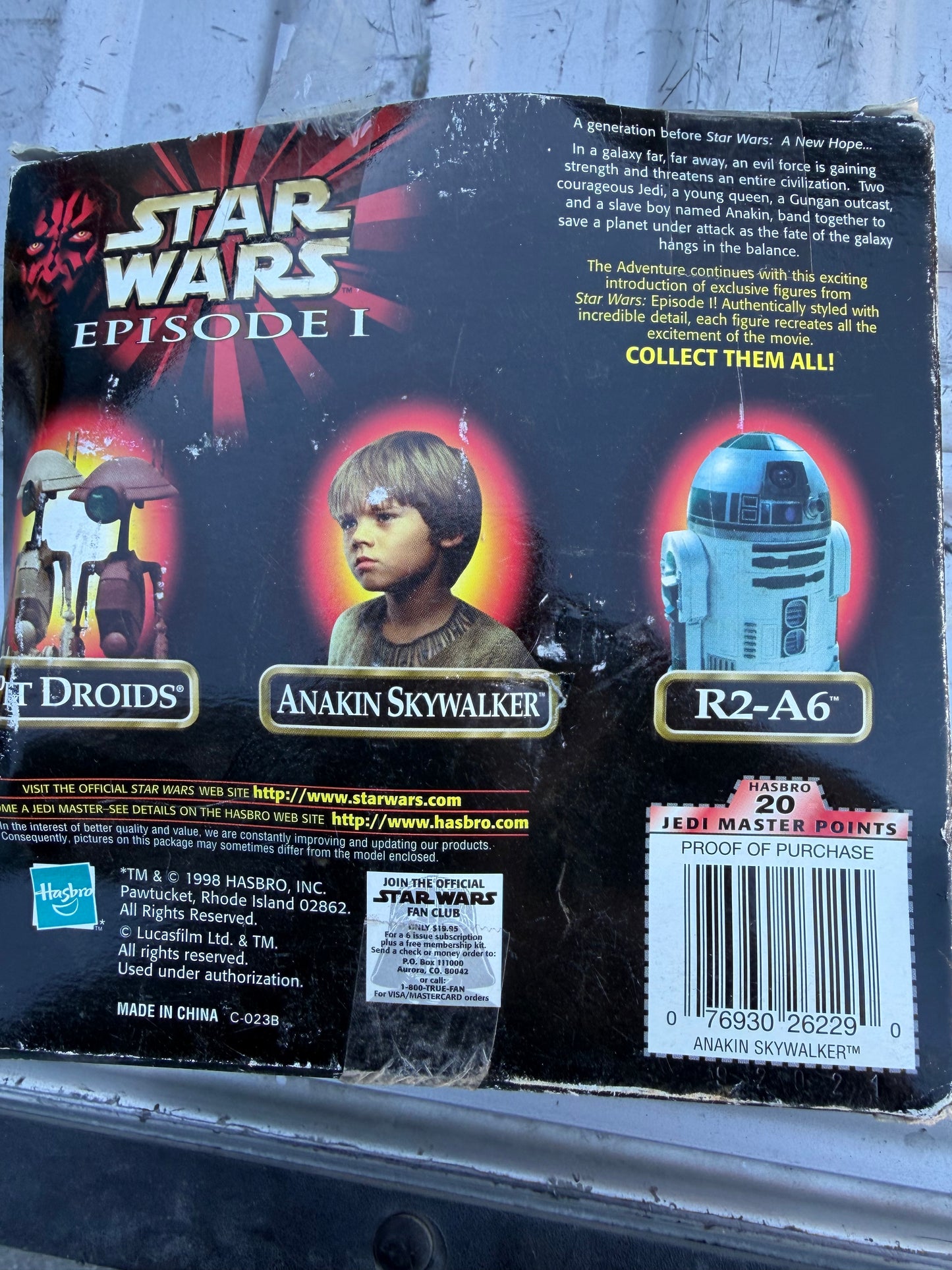 Star Wars Anakin Skywalker action figure as a boy episode one new …