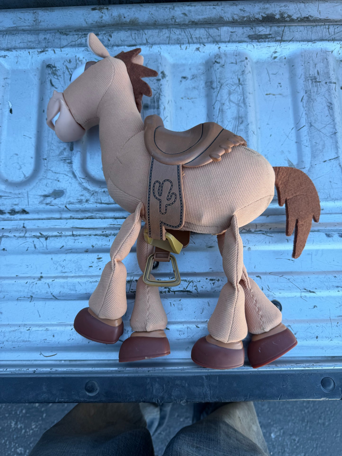 Toy Story Disney. Horse that the woodie rides and the girl. 12 inch tall makes horse sounds used …