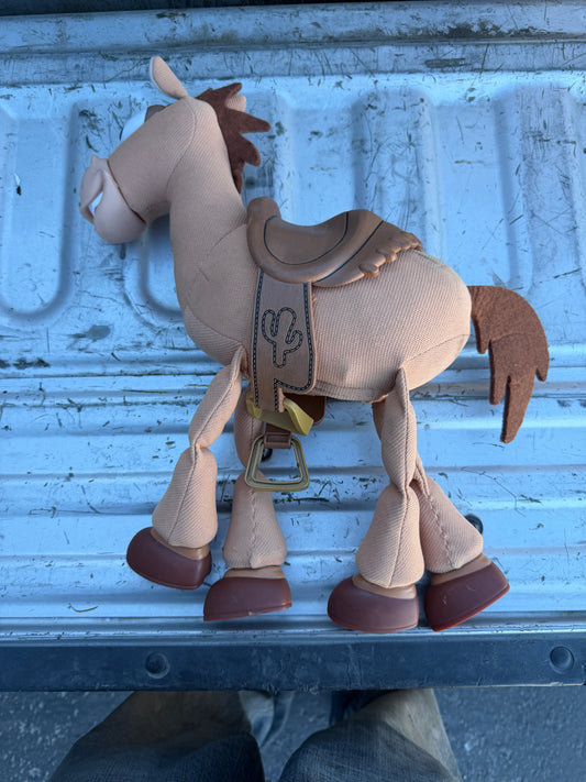 Toy Story Disney. Horse that the woodie rides and the girl. 12 inch tall makes horse sounds used …
