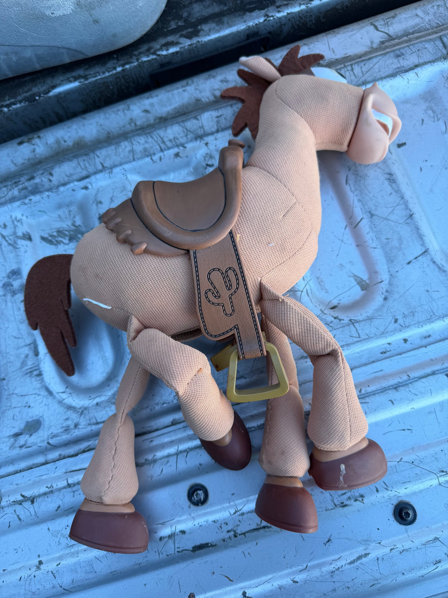 Toy Story Disney. Horse that the woodie rides and the girl. 12 inch tall makes horse sounds used …
