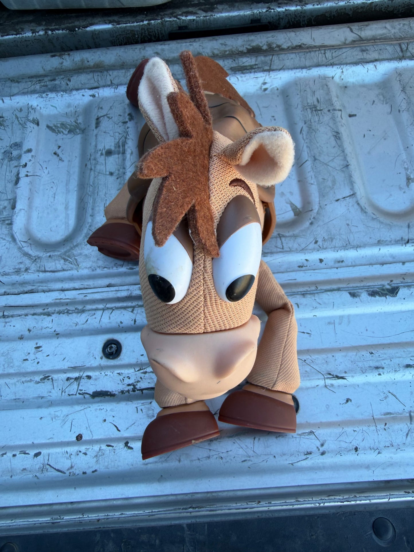 Toy Story Disney. Horse that the woodie rides and the girl. 12 inch tall makes horse sounds used …