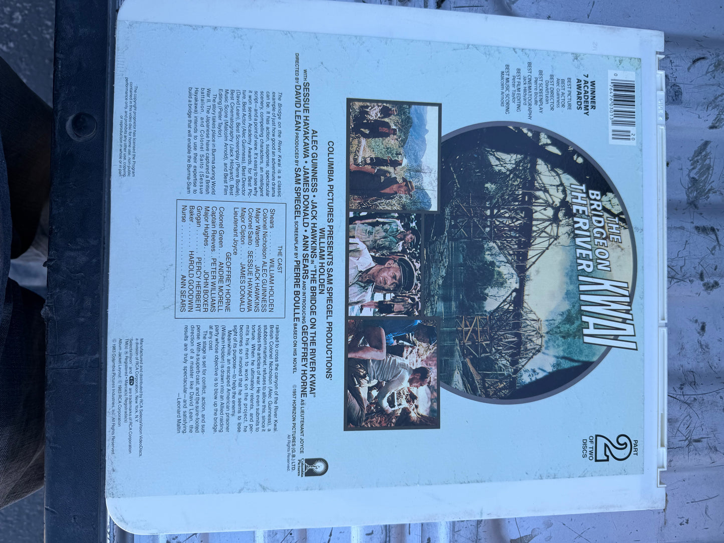 The Bridge on the River Kwai laser disc movie …