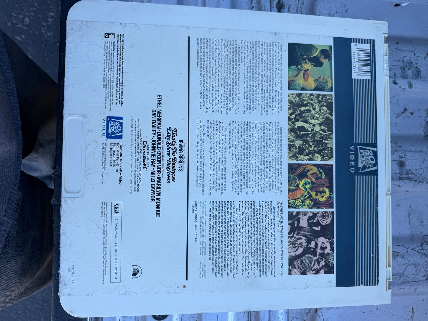 There’s No Business Like Show Business movie vintage on Laser disc movie …