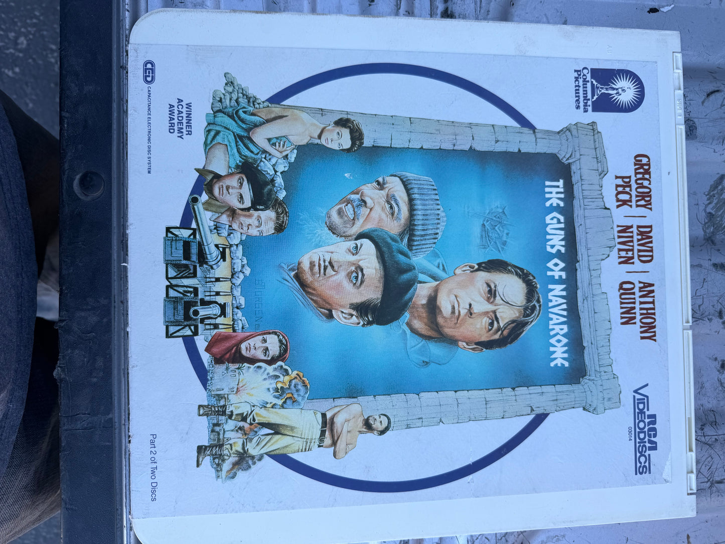 The Guns of Navarone movie part 1,2 vintage on Laser disc…