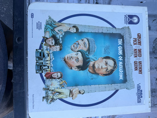 The Guns of Navarone movie part 1,2 vintage on Laser disc…