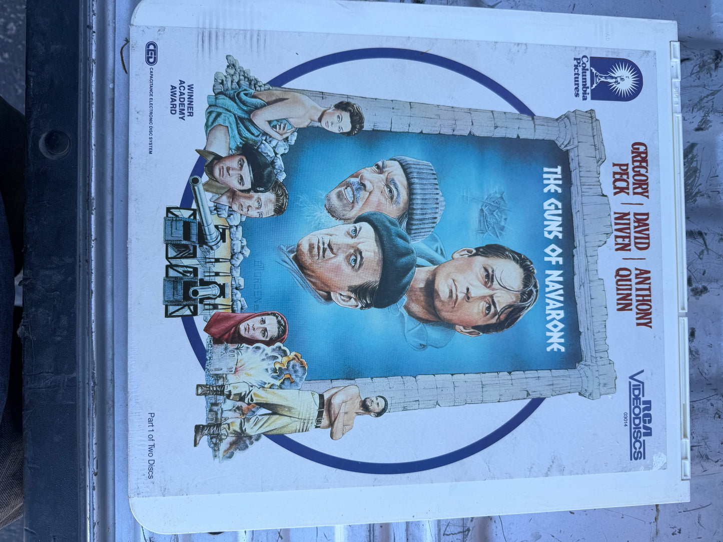 The Guns of Navarone movie part 1,2 vintage on Laser disc…