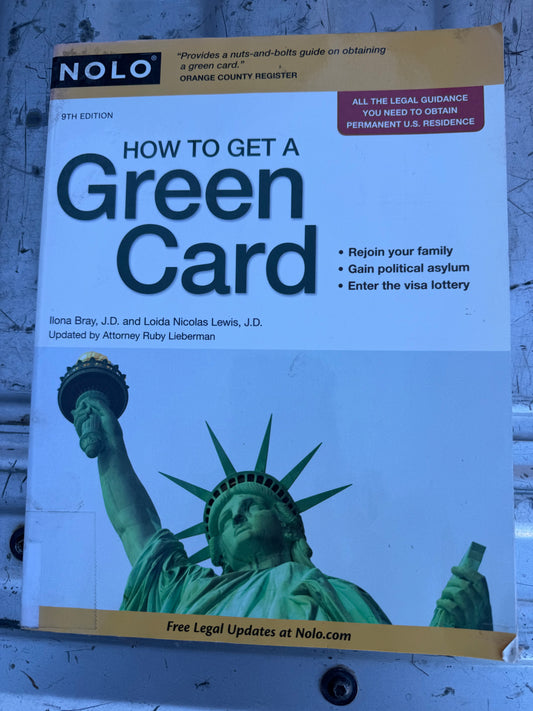 How to Get an American Green Card book step by step what to do and how to get one quickly new …
