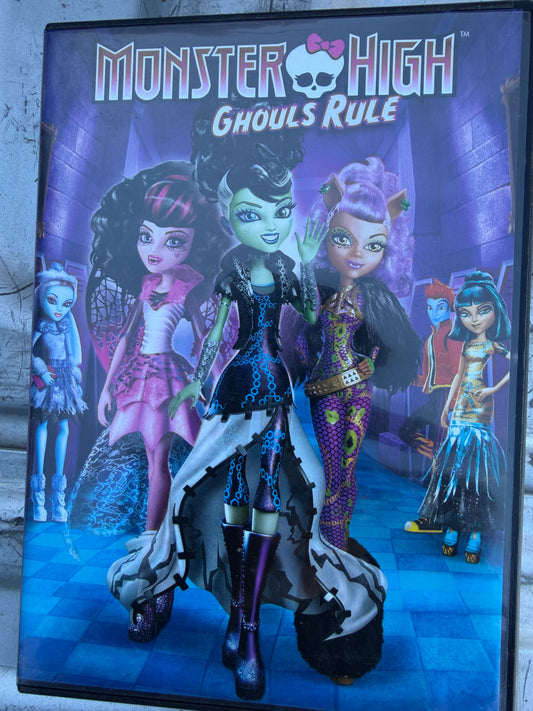 Monster High Gouls rule DVD animated series cartoon characters used …