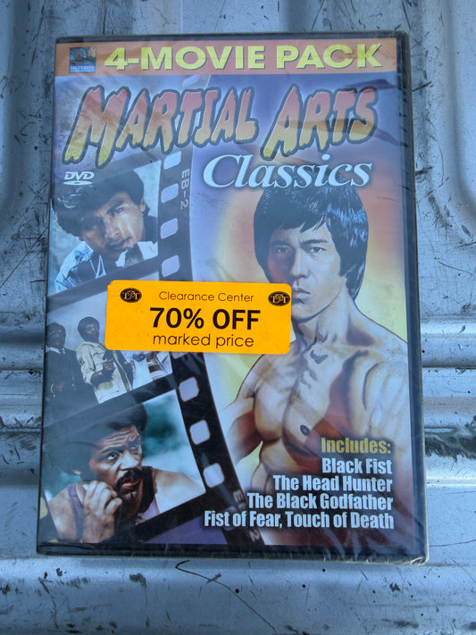 Four Martial Arts movies DVD set new 70%off retail price…