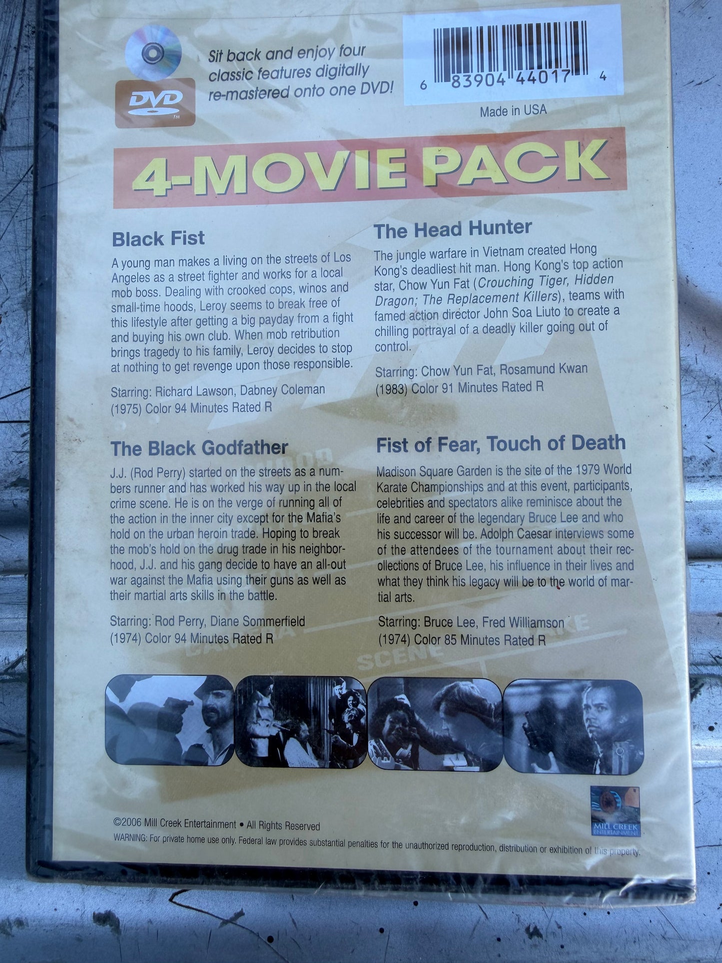 Four Martial Arts movies DVD set new 70%off retail price…