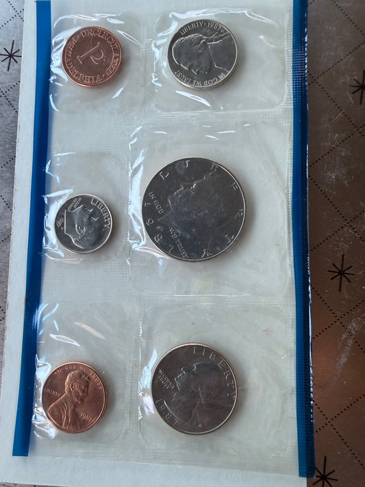 United States of America coins 1987 minted in Philadelphia uncirculated new sealed vintage…