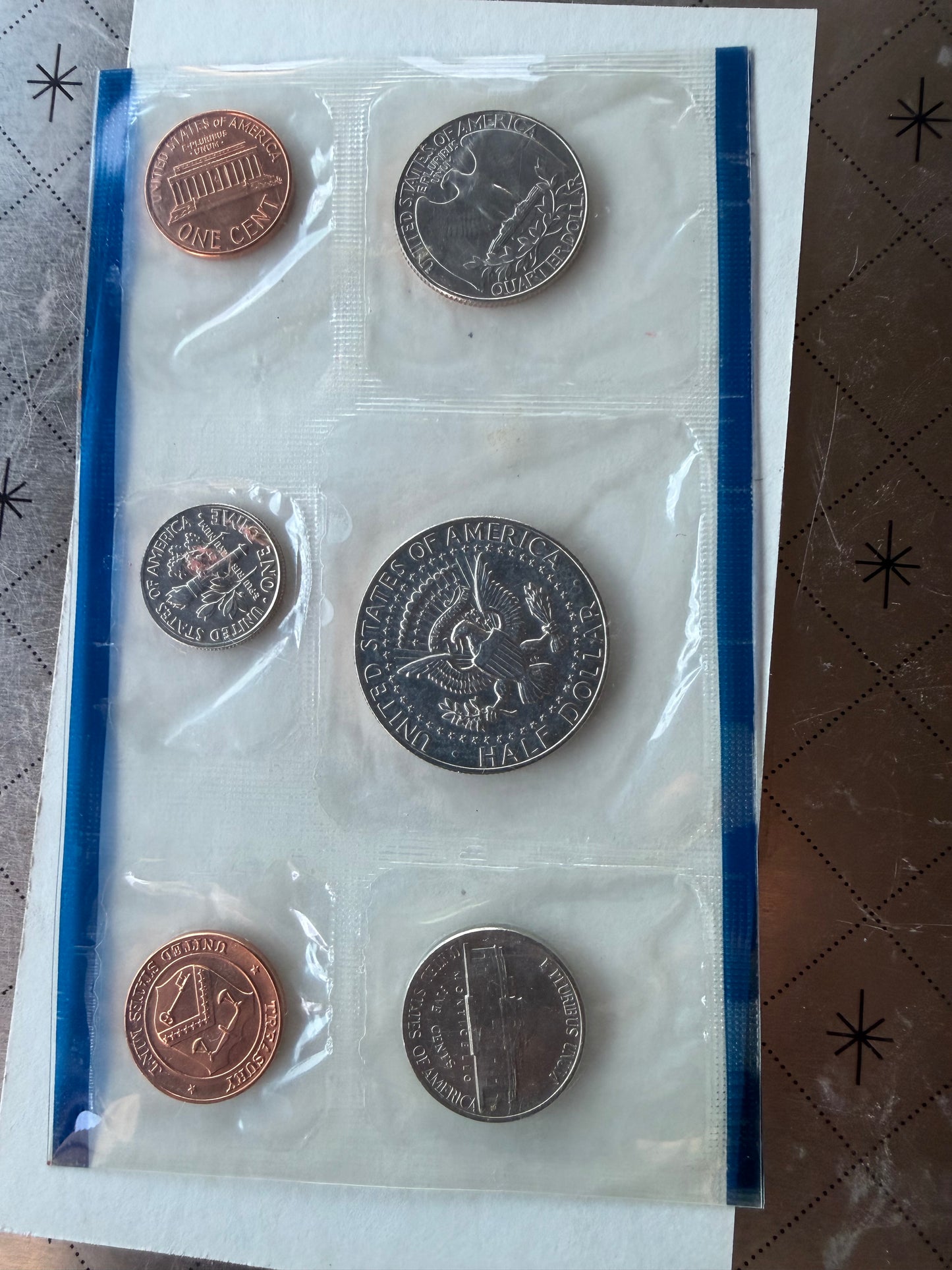 United States of America coins 1987 minted in Philadelphia uncirculated new sealed vintage…