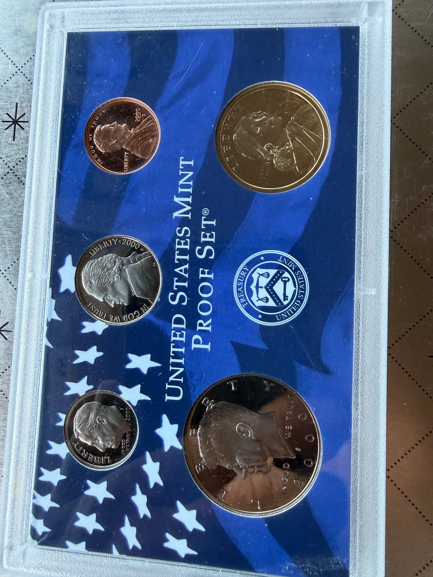 United States of America coins 2000 year proof set new uncirculated mint …