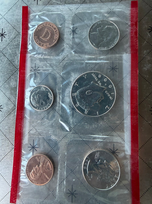 United States of America  coins minted 1998 in Denver Uncirculated new coins …