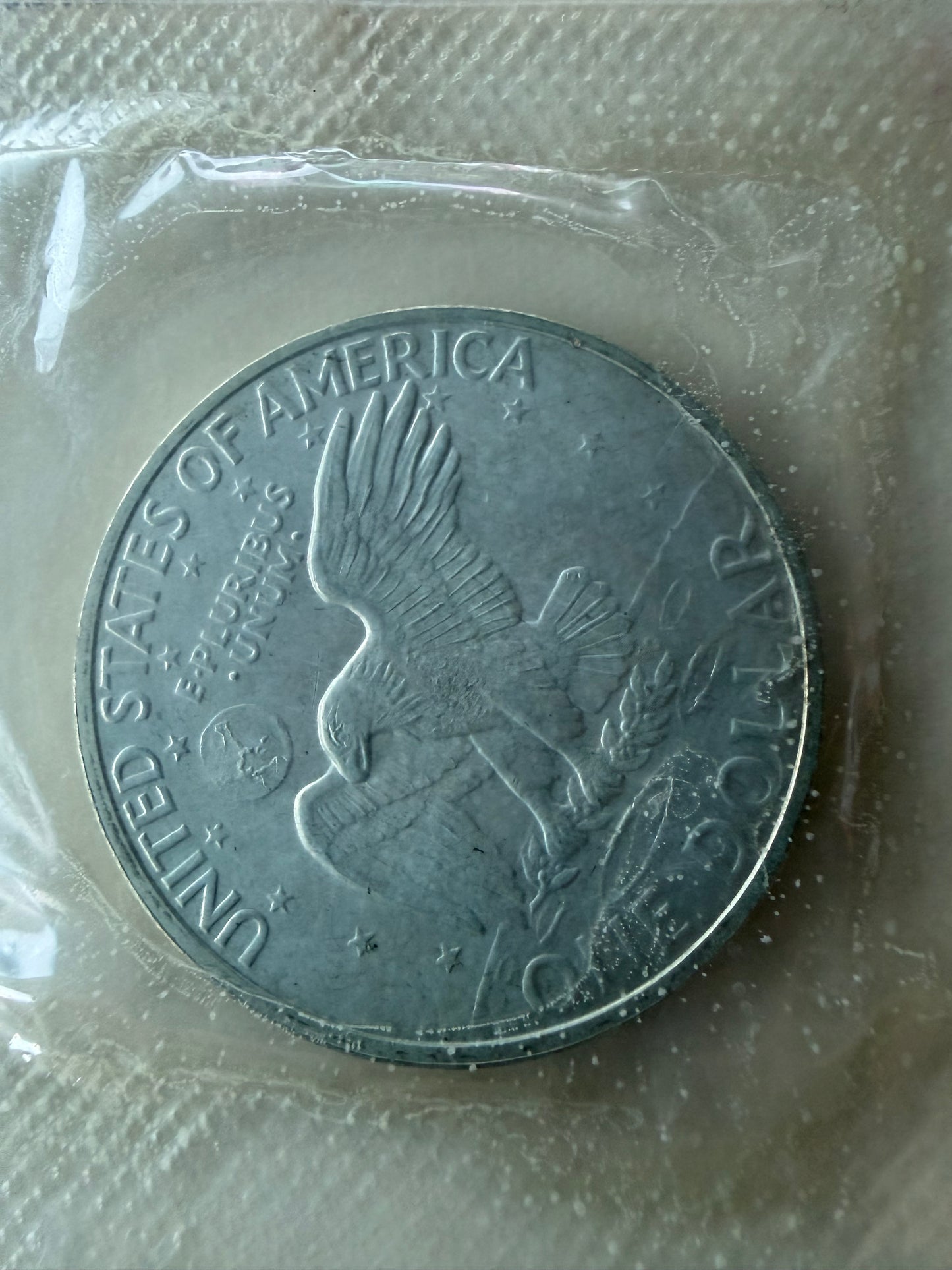 Silver Dollar coin 1971 United States of America coin sealed new uncirculated sealed 40 % silver coin new  Eisenhower dollar…