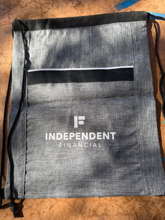 Independent Financial bag back pack 16 inch tall new…