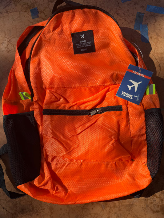Orange travel bag new with tags light weight …