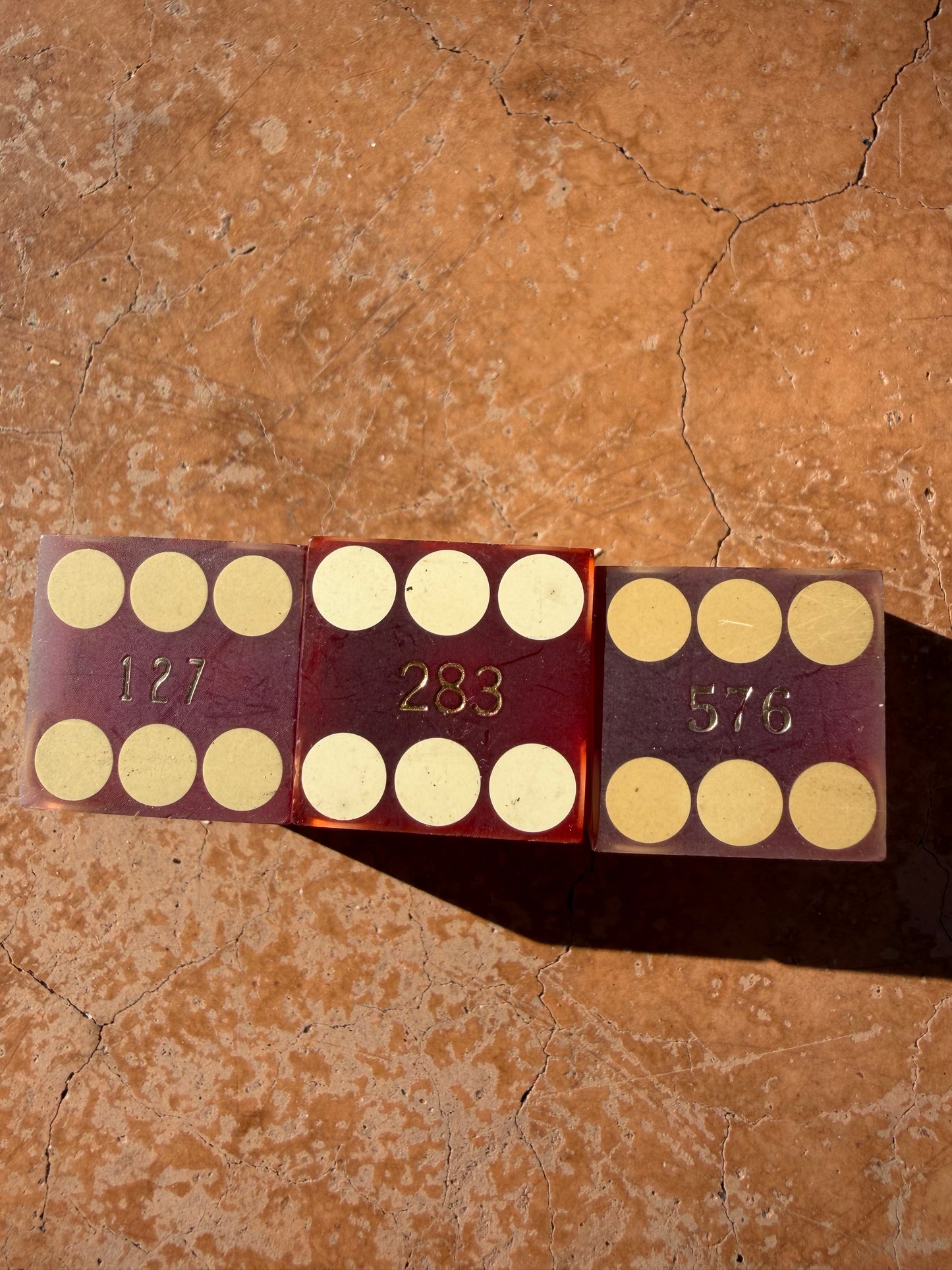 Antique Frontier Hotel casino Dice alas Vegas gaming table dice Craps …