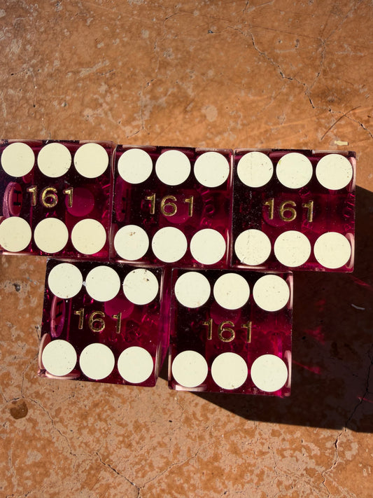 Hard Rock Casino gaming Dice 5 set with same Numbers official authentic Dice for Craps whole set …