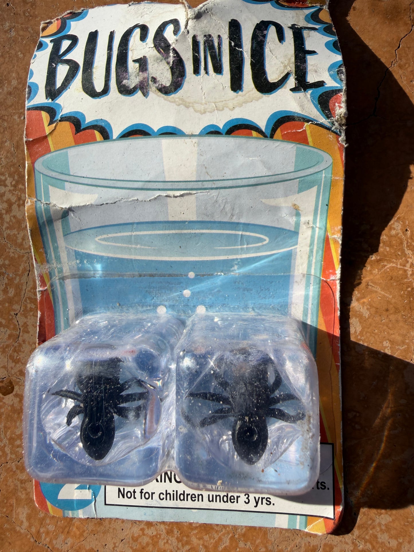 Gag gift bugs in plastic ice. Looks like real ice with bugs in it new …