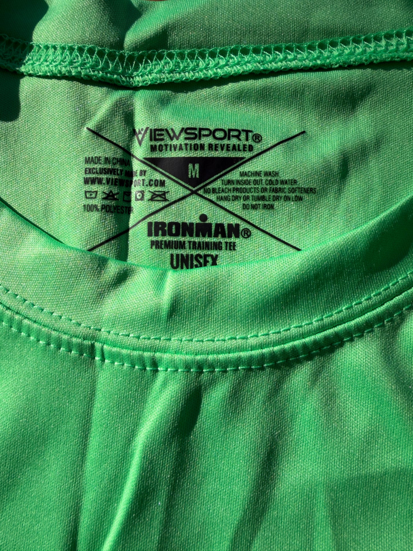 World Champion Iron man competition tee shirt volunteer shirt for help size Medium…