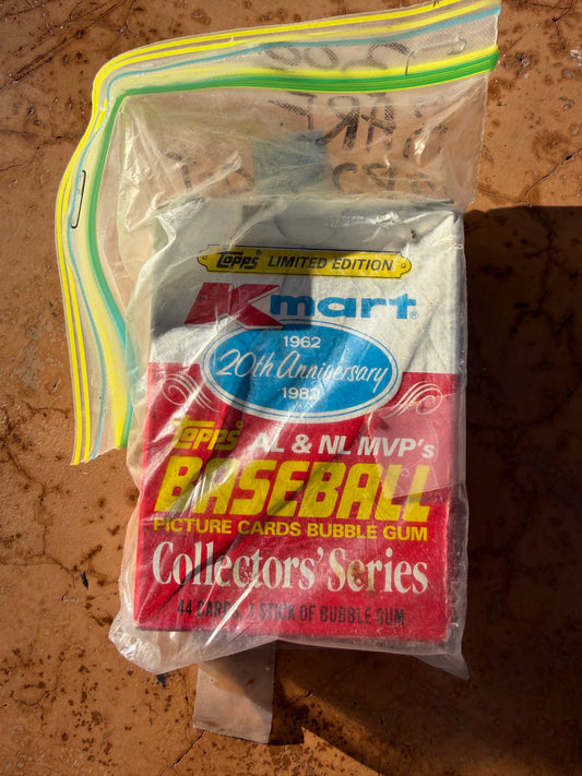 K-Mart complete set of baseball cards from 1982. Still in box. Anniversary from 1962 …