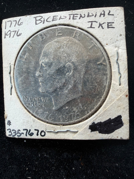 1976 Doller coin American coin Bicentennial Silver Dollar Coin 40% silver Eisenhower coin…