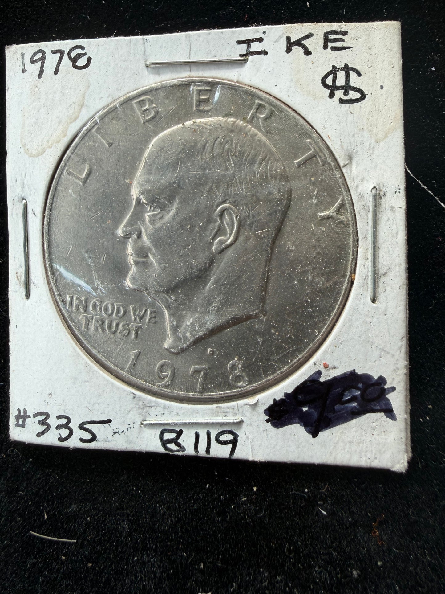 American silver dollar 1978 Eisenhower vintage silver coin 40% silver coin …