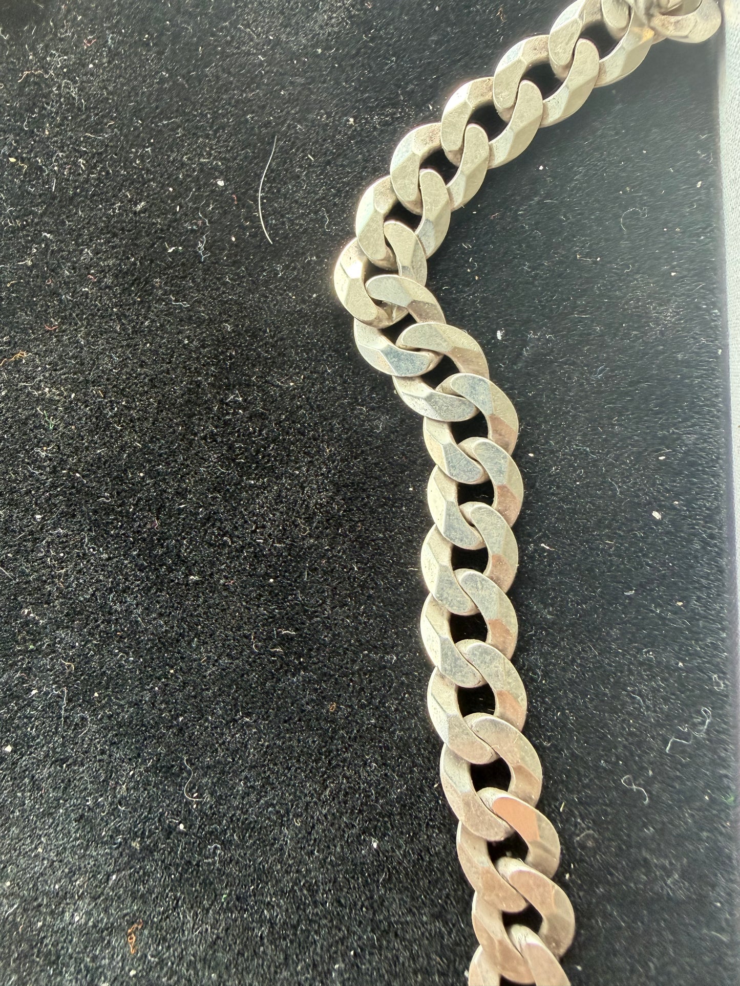 Silver Cain necklace 99.9 pure silver medium size 24 inch long 155 grams silver …