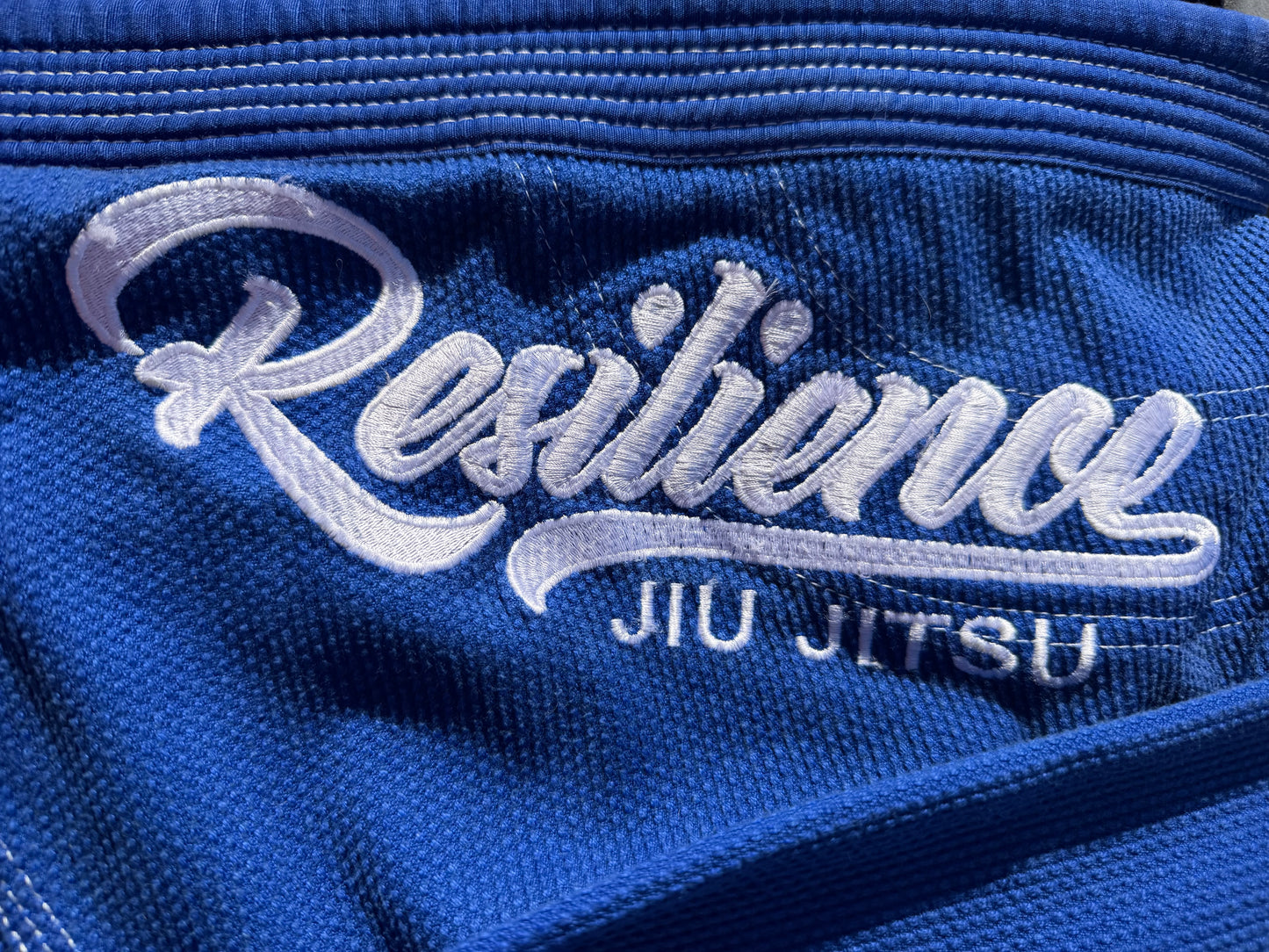 Jujitsu suit karate blue with insignia size A1 like a Medium adult top and pants …
