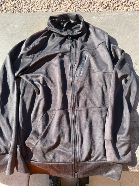Spider active sportswear light jacket zipper front size Large …