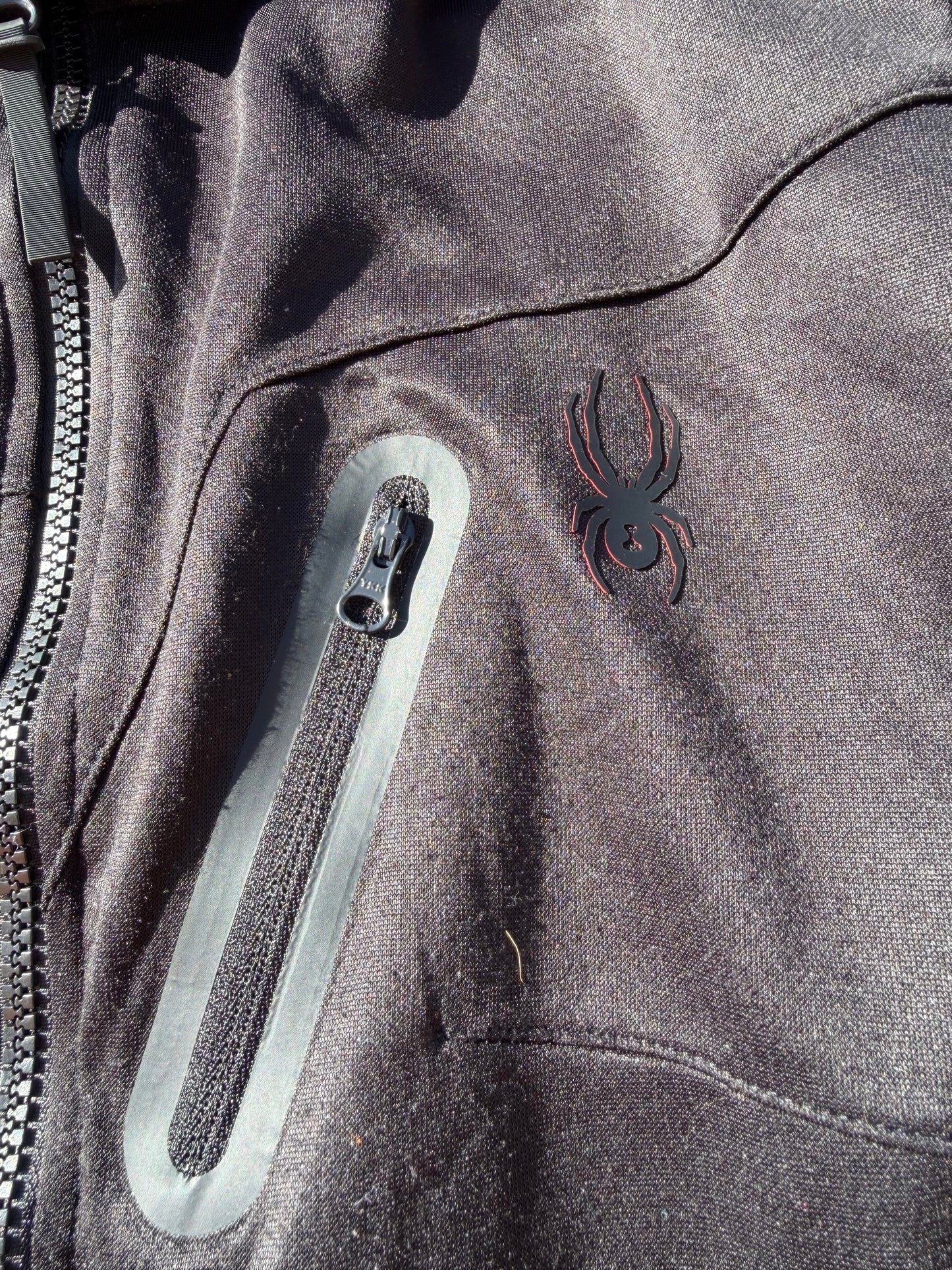 Spider active sportswear light jacket zipper front size Large …