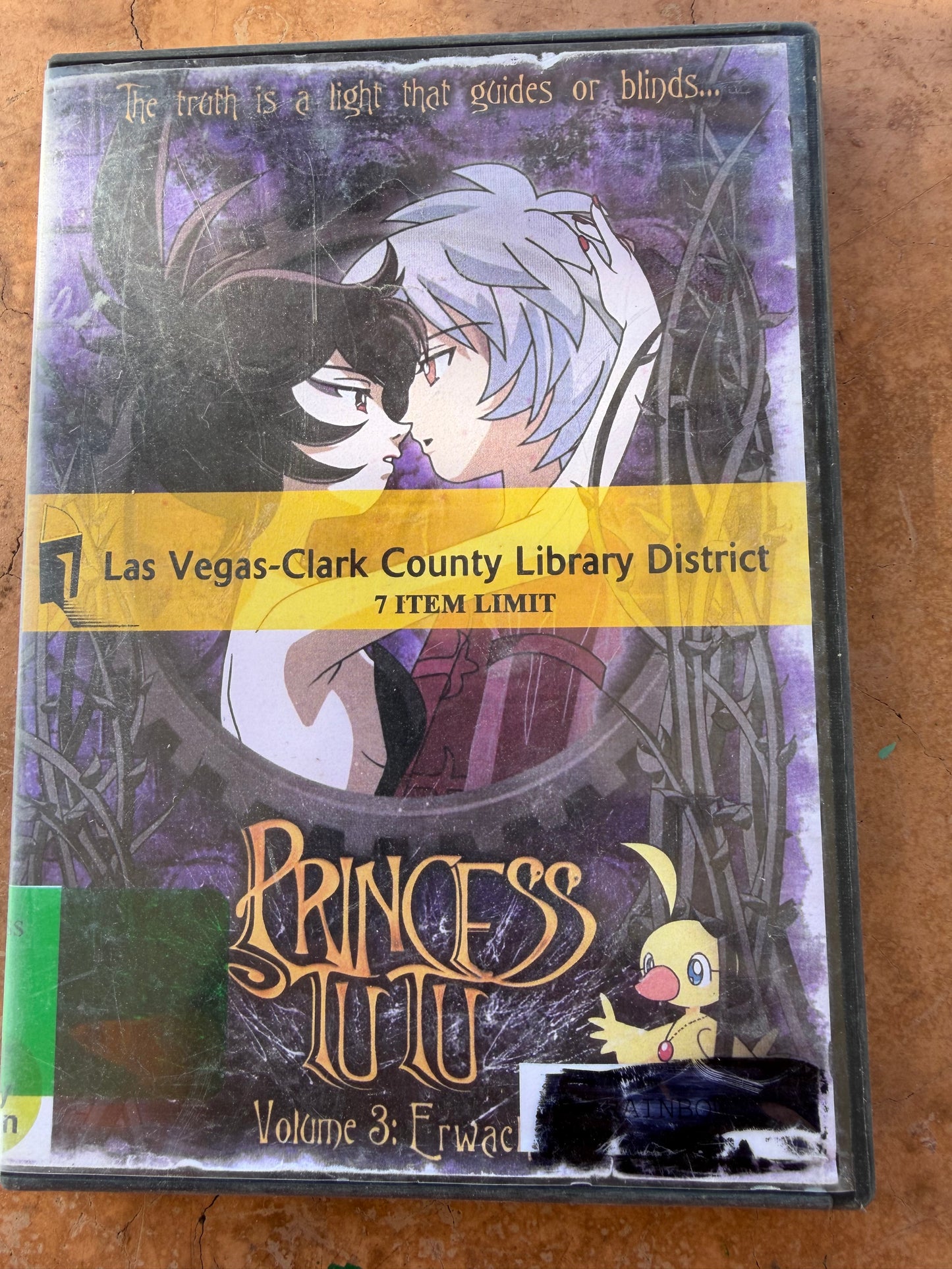 Princess tu-Tu  volume 3 DVD movie animated series used …
