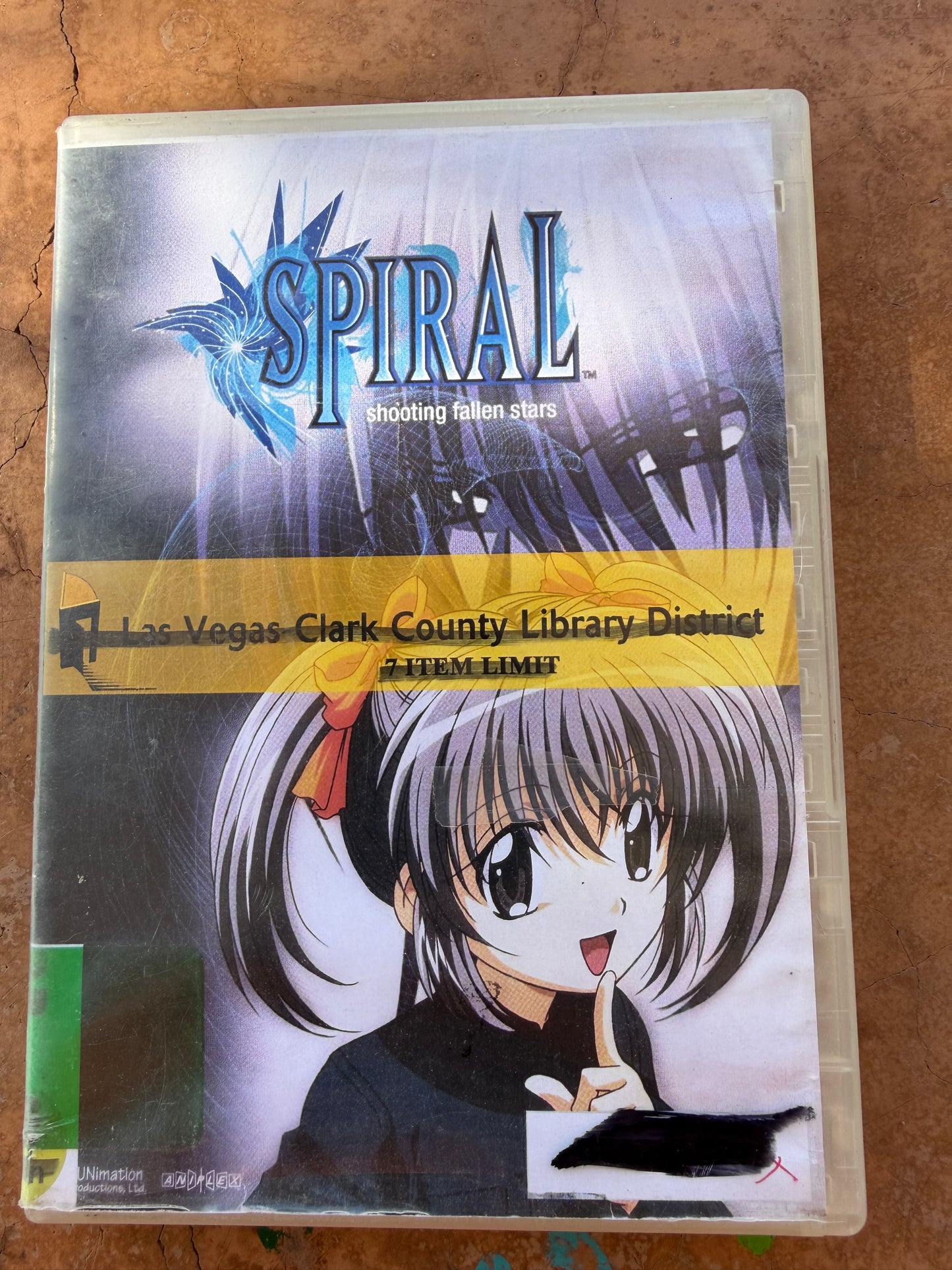 Spiral  shooting falling stars Animation series cartoon girl. Used …