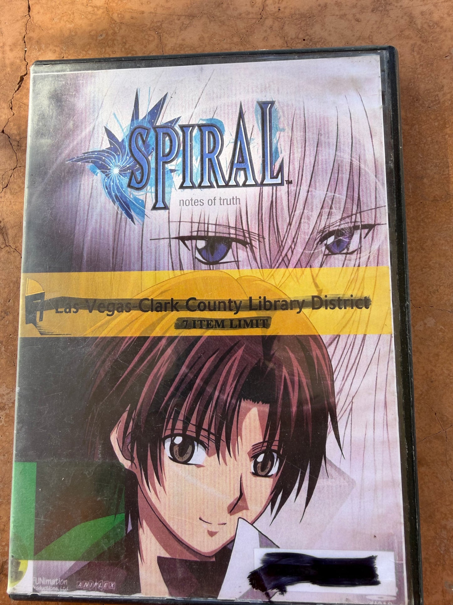 Spiral Notes of truth. Anime series animated cartoon brown hair. Used…