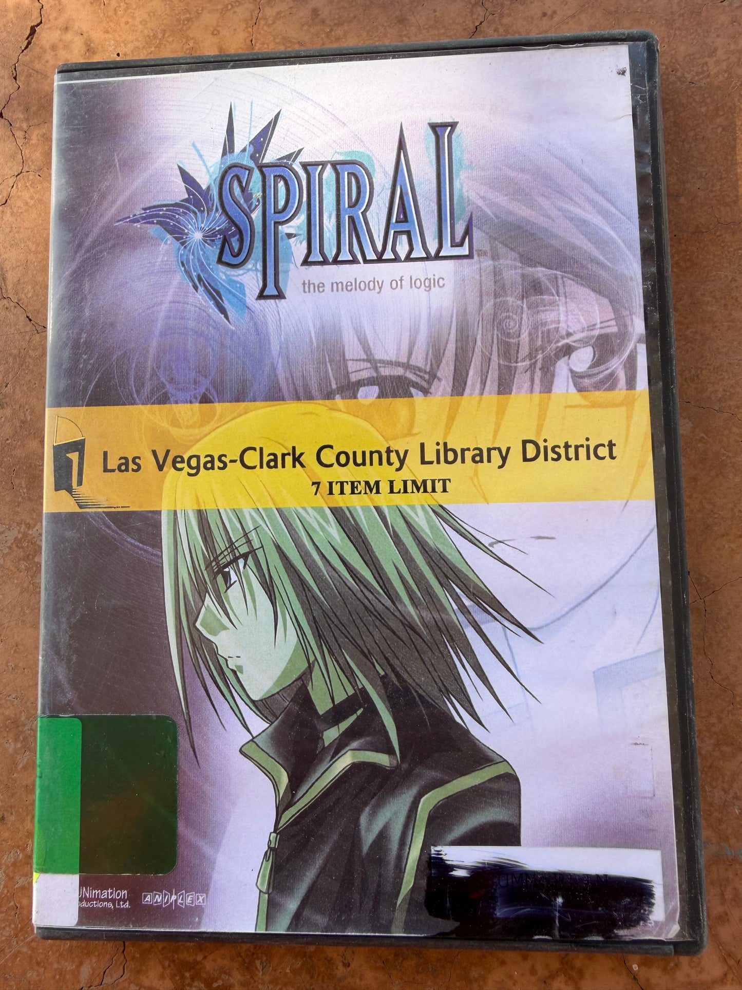 Spiral  the Melody of Logic  green hair anime series animated cartoon used…