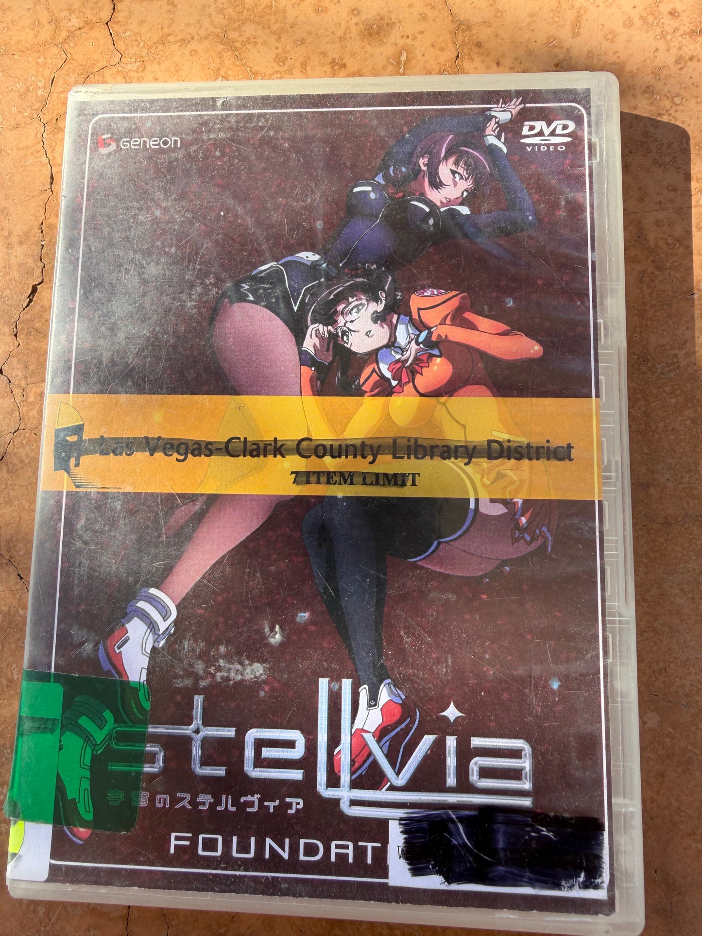 Stellvia Foundat DVD movie animated cartoon series episodes 20,21,22…
